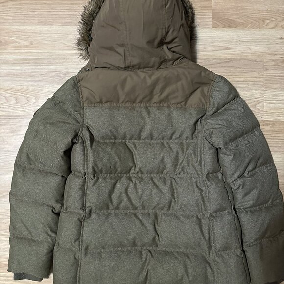 Eddie Bauer Women's Brown Goose Down Puffer Coat Jacket Size M Winter Ski - Picture 3 of 4